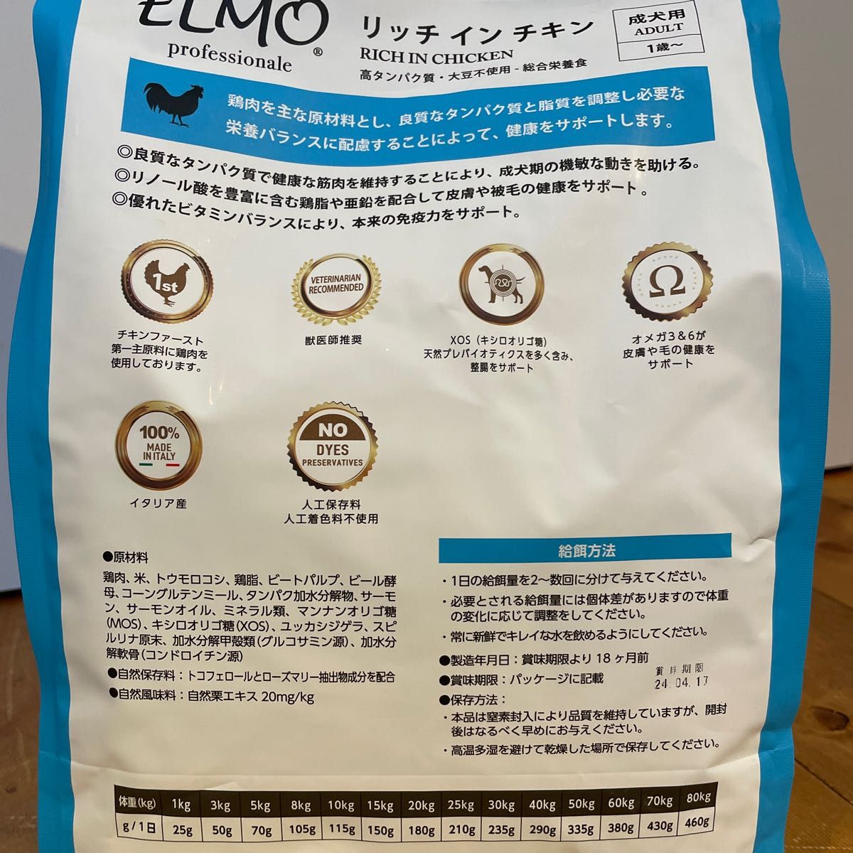ELMO エルモ ドッグフード リッチ イン チキン 7.8kg abitur.gnesin