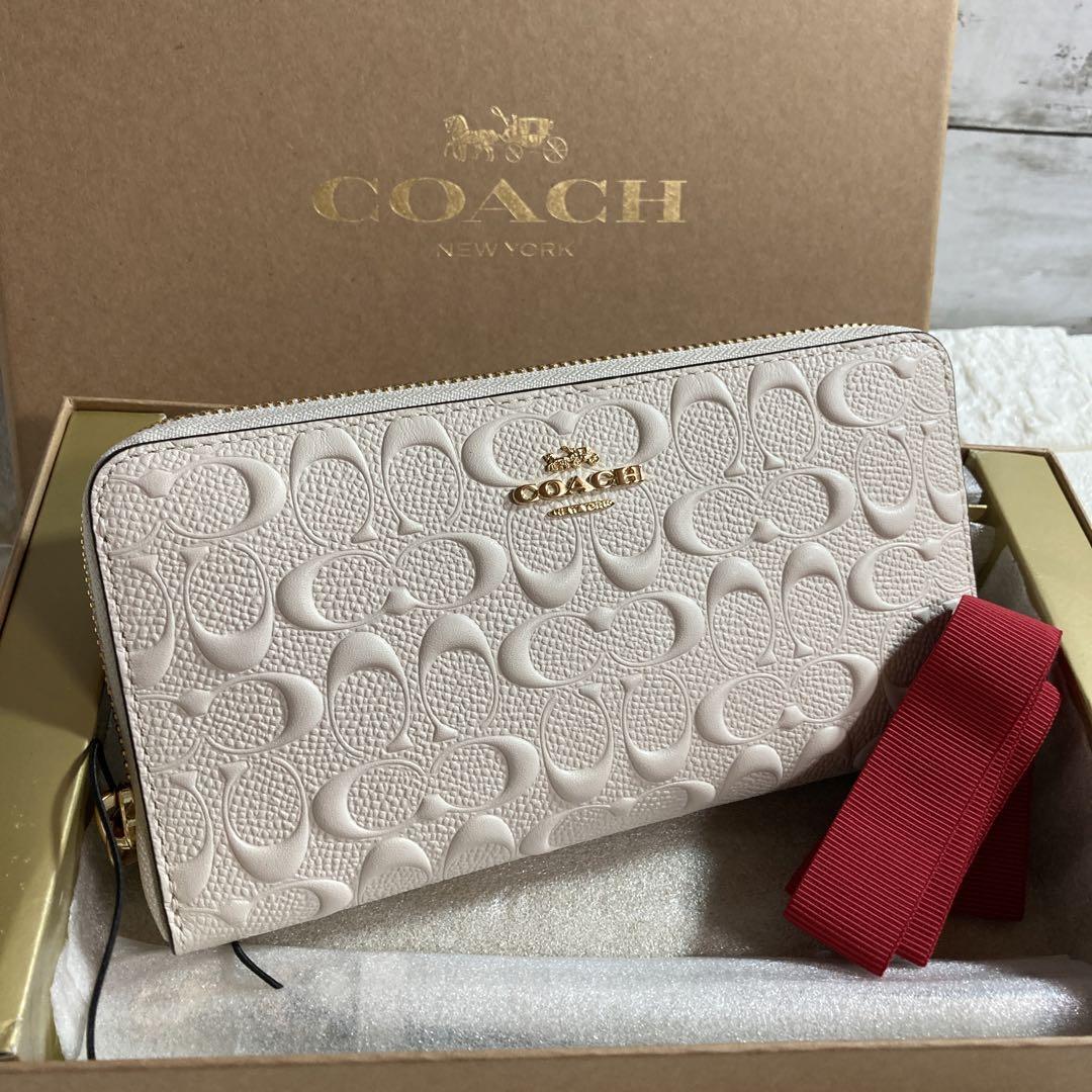 本命ギフト 【新品未使用品】COACH コーチ 長財布 財布 女性用財布