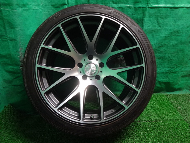 レクサスLS トレジャーワン LXRY HANES 20×9J +35 10J +40 5H PCD120●245/40R20 275/35R20 中古タイヤ付ホイール4本●ム69_③のタイヤ付ホイール(R)