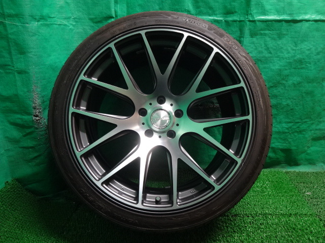 レクサスLS トレジャーワン LXRY HANES 20×9J +35 10J +40 5H PCD120●245/40R20 275/35R20 中古タイヤ付ホイール4本●ム69_④のタイヤ付ホイール(R)