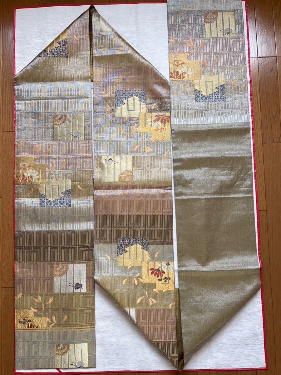人気が高い ☆帯匠 誉田屋☆誉田屋源兵衛☆廣乃帯☆両面☆春柄秋柄