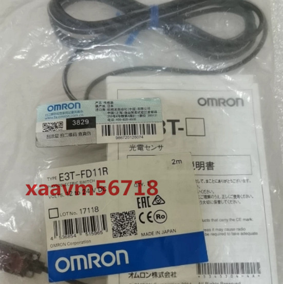 新品 OMRON/オムロン E3T-FD11M アンプ内蔵形光電センサ 【6ヶ月保証