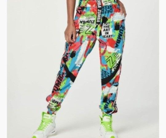 安価 ✨ズンバ 正規品 新品タグ付き カジュアルパンツ XS ZUMBA