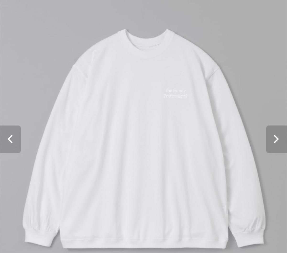 エンノイ ENNOY Long sleeve hem rib tee ホワイトL｜Yahoo!フリマ（旧