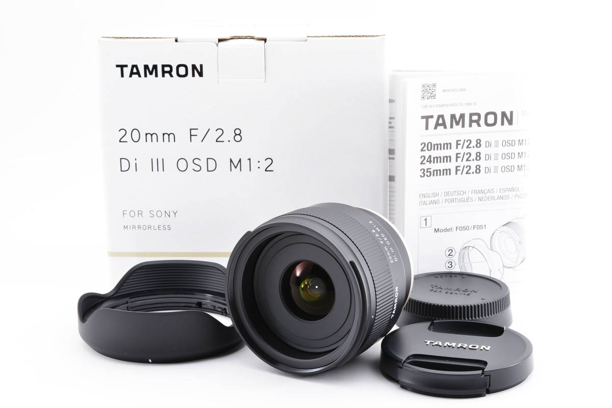 おトク情報がいっぱい！ Di f2.8 20mm タムロン TAMRON III ソニーE