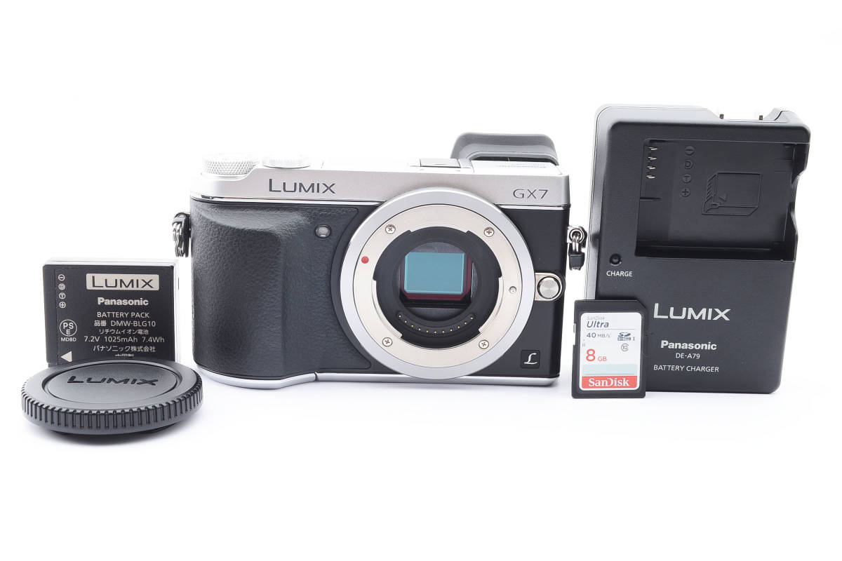 Panasonic パナソニック LUMIX DMC-GX7 ボディ シルバー シャッター数585：1972755