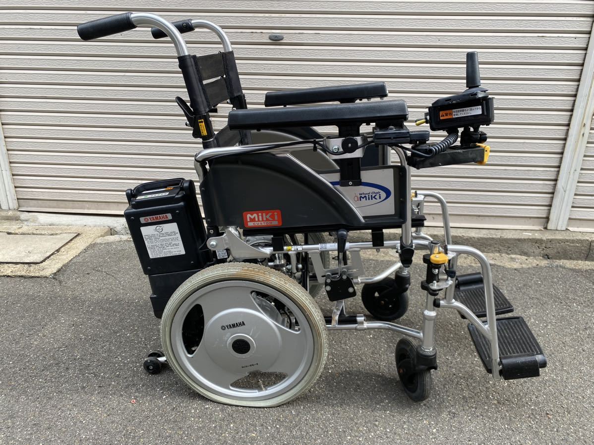R ヤマハ 電動介助車椅子 バッテリー付き 充電器欠品 走行動作確認