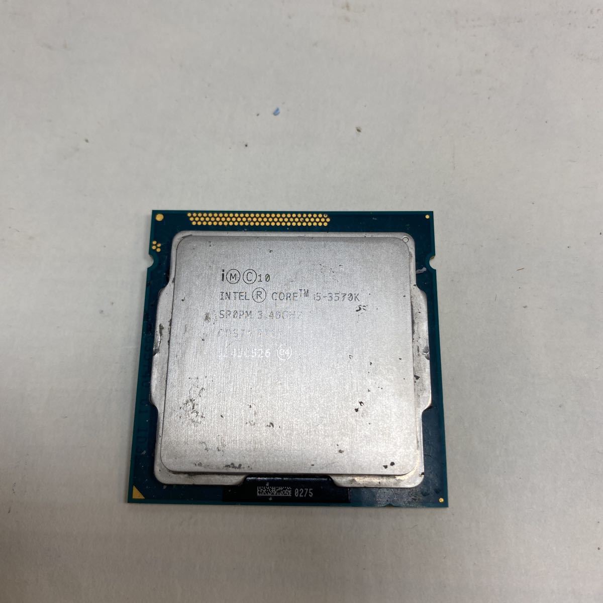 CC1-90728 動作品　 Intel インテル Core i5 3570K_画像1