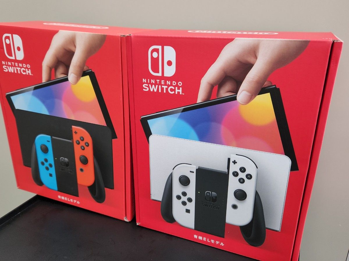 Nintendo Switch 有機EL 新品 未開封 2台セット ネオン1台 ホワイト1台