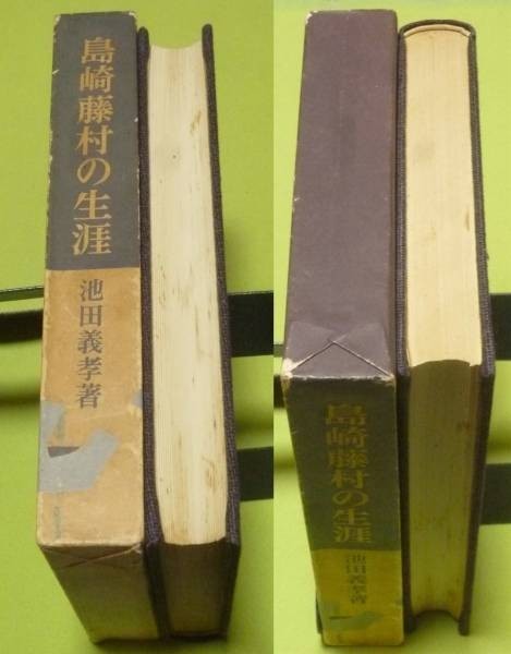 男女兼用 島崎藤村の生涯 池田義孝 島崎藤村 角川書店 ブックガイド、作家入門