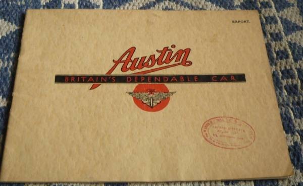 オースチン 車 パンフレット カタログ Austin+webdev.ilkom.unsri.ac.id