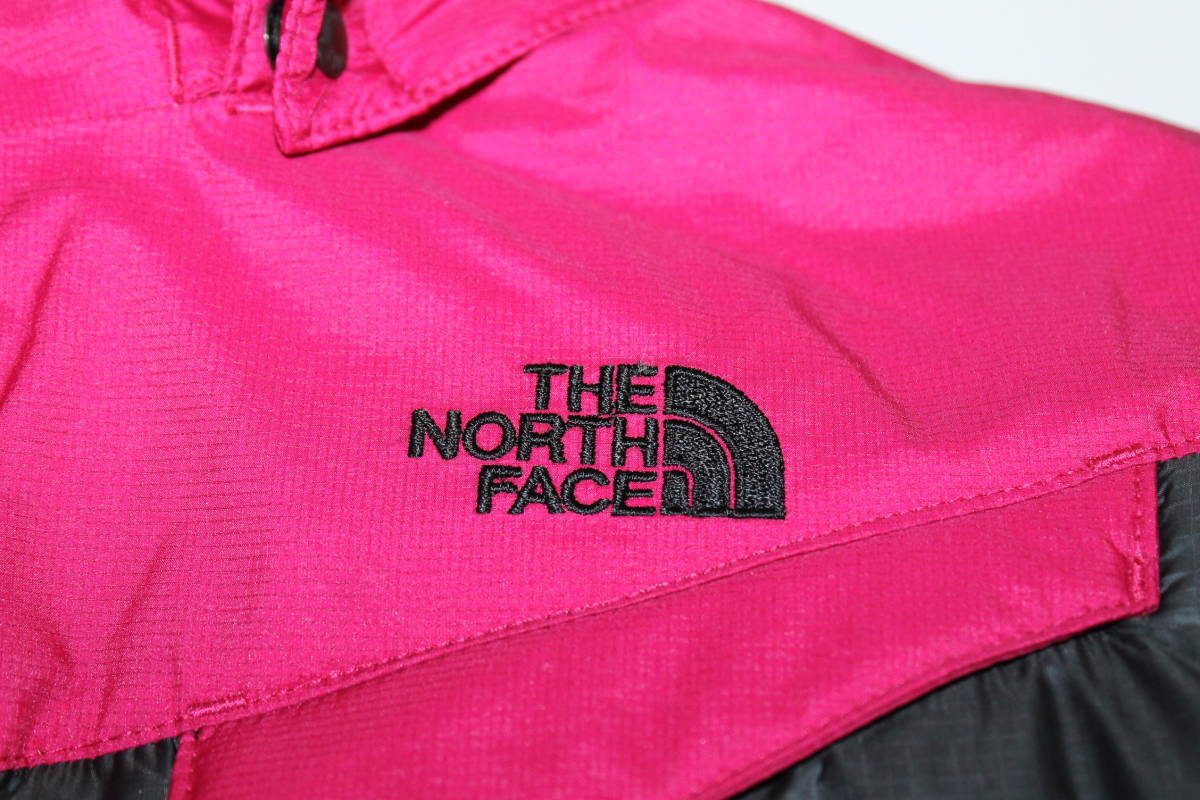 2-159.THE NORTH FACE ザ ノースフェイ ジャケット ブルゾン フード ピンク/ブラック レディース 90(Lサイズ） 収納袋付き 未使用タグ付き_画像5