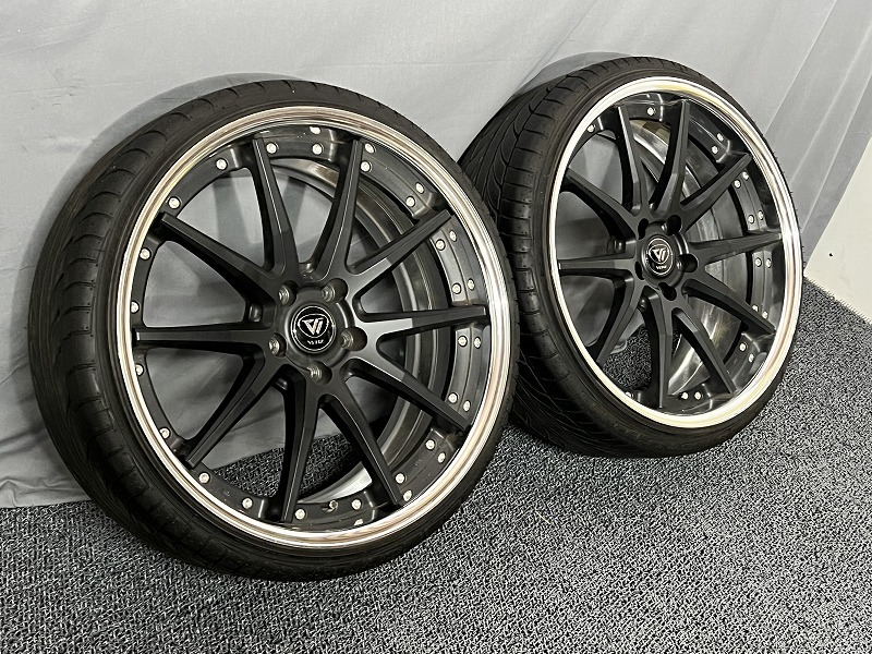 VERZ-WHEELS KCV02 20インチ 9J+30 5H-114.3 マットブラック 2本 アルファード ヴェルファイア クールレーシング KUHL W371　_画像2