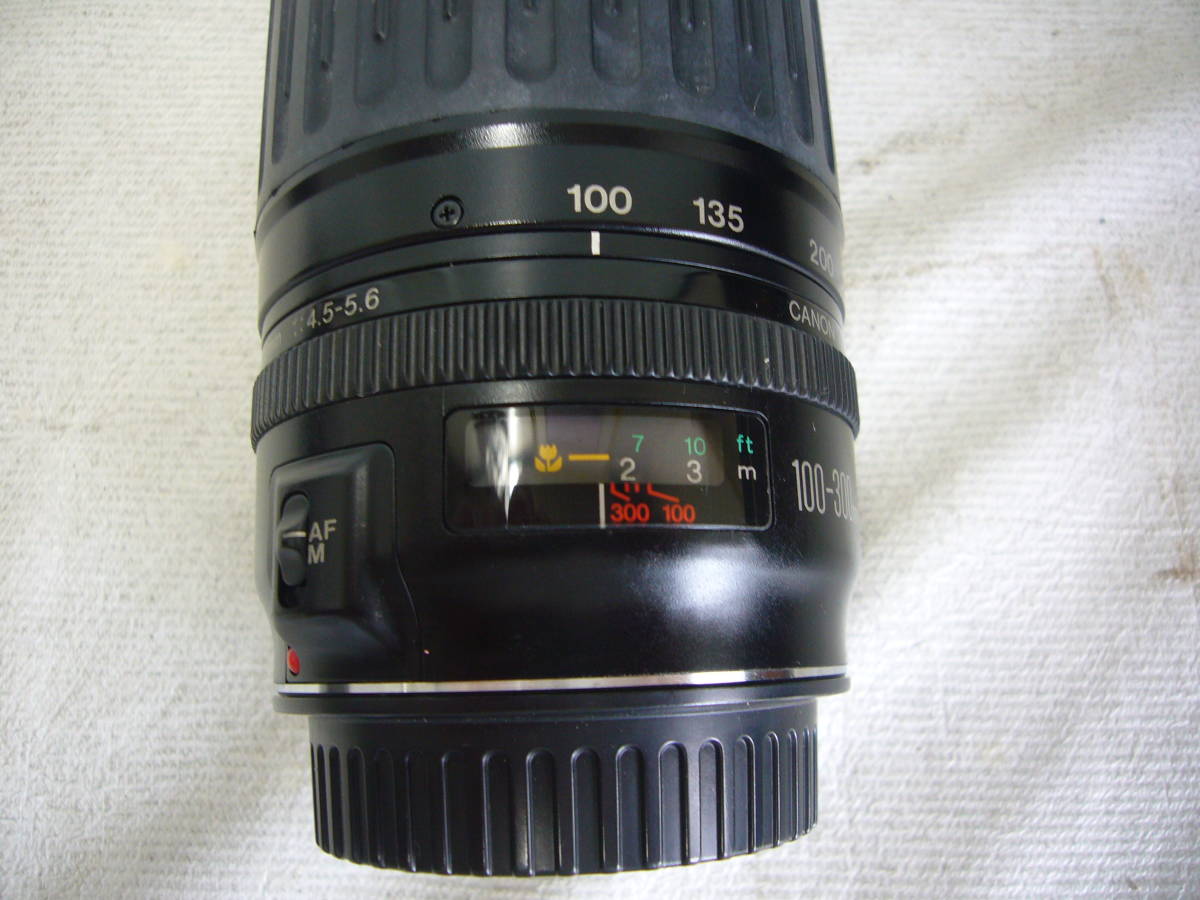 CANON ZOOM LENS EF 100-300mm 4.5-5.6 ULTRASONIC ソフトケース付き　中古品　当時物_画像3