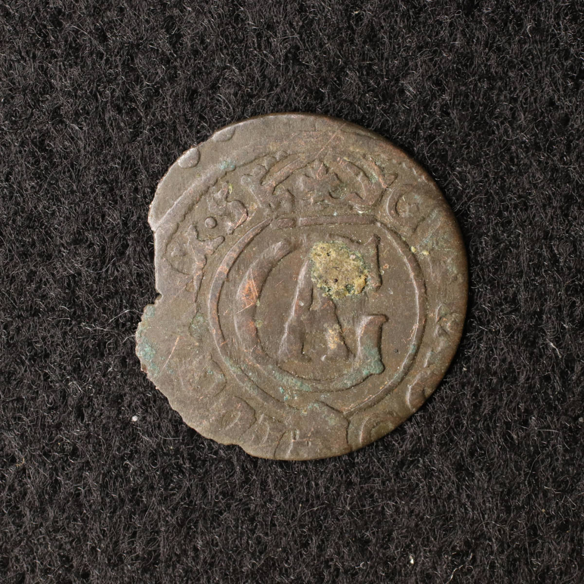 KM#9/スウェーデン領リヴォニア リガ市 1シリング ビロン貨（1621-1634）グスタフ2世アドルフ時代[E2147]コイン_画像1