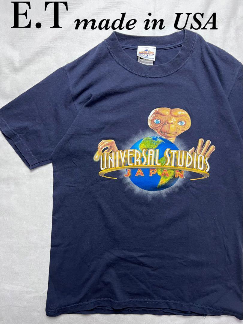 【レア】E.T. USJ Tシャツ 古着 レトロ ユニバ 00s　USA製　　Universal Studios