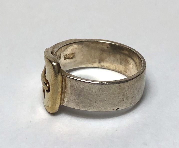  Vintage ремень кольцо кольцо серебряный производства 9 номер Boma производства #F