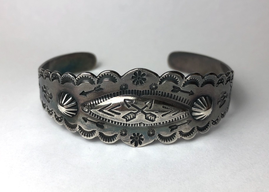  Vintage bangle stamp Work #J