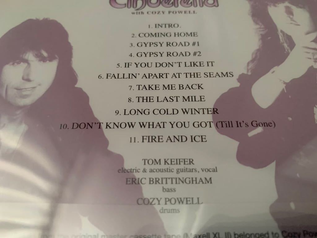 Cinderella with Cozy Powell / TOM'S TAPE : Long Cold Winter Sessions ● 1CD Long Cold Winter Session 2023remaster_画像2