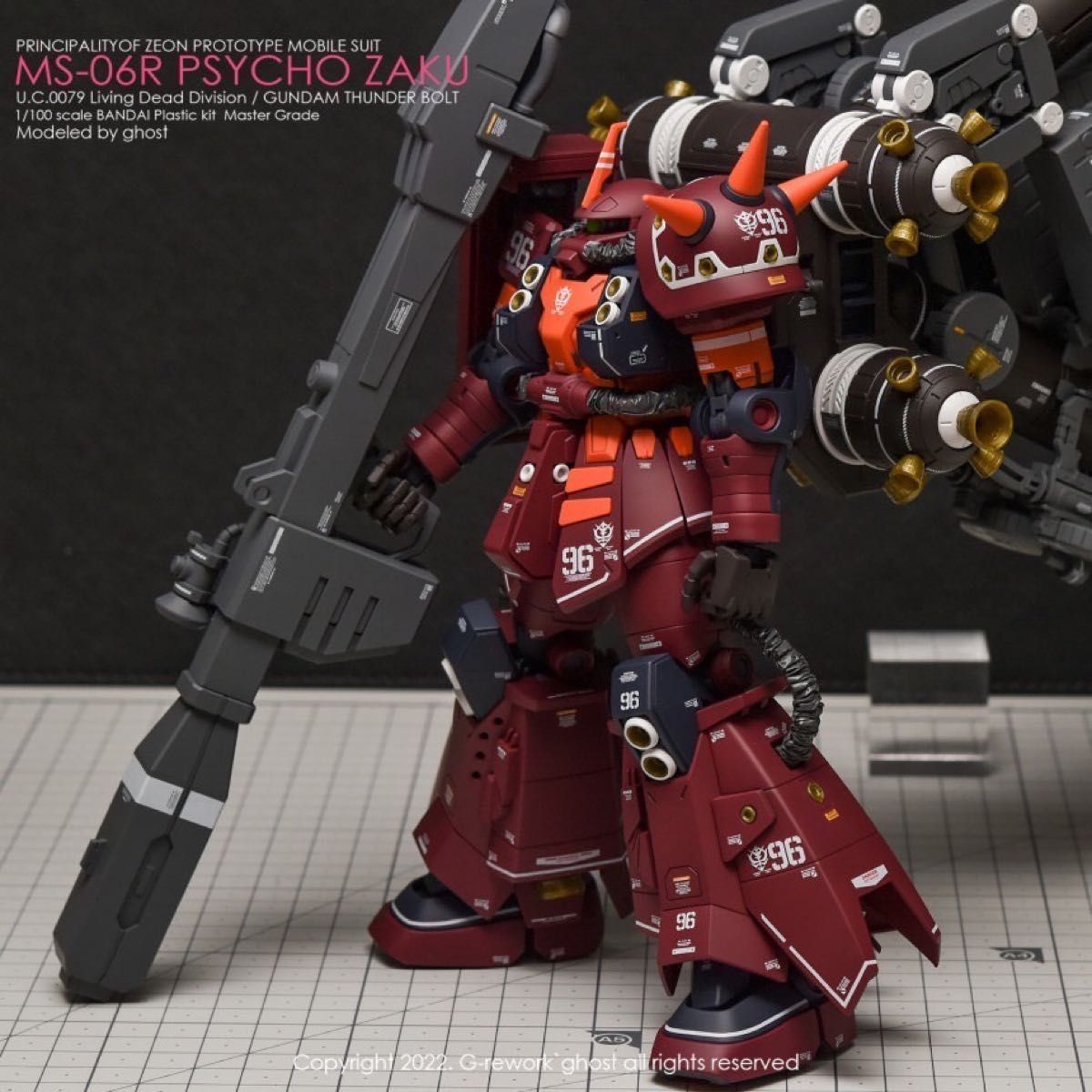 MG 1/100 高機動型ザク サイコ・ザク Ver.Ka - プラモデル