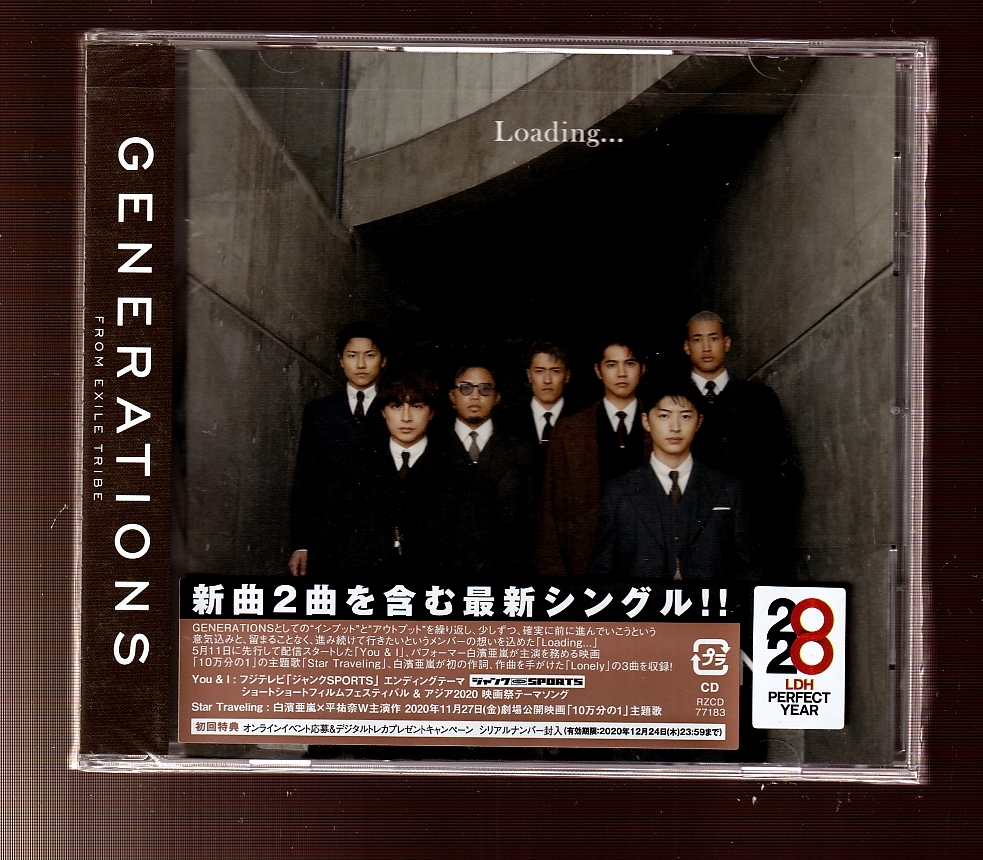 DA★新品①★音楽CD★Loading…/GENERATIONS from EXILE TRIBE★RZCD-77183_画像1