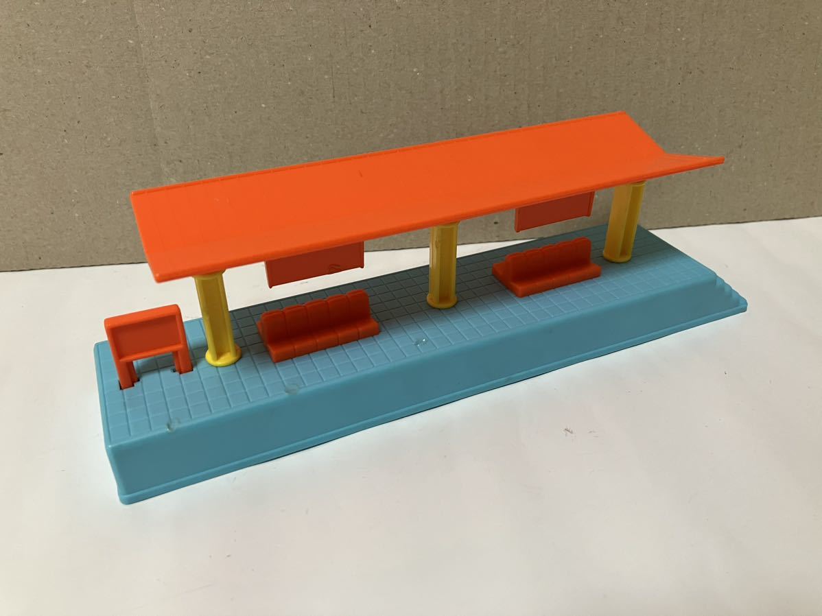 [ Plarail ] station .. old product retro rare 