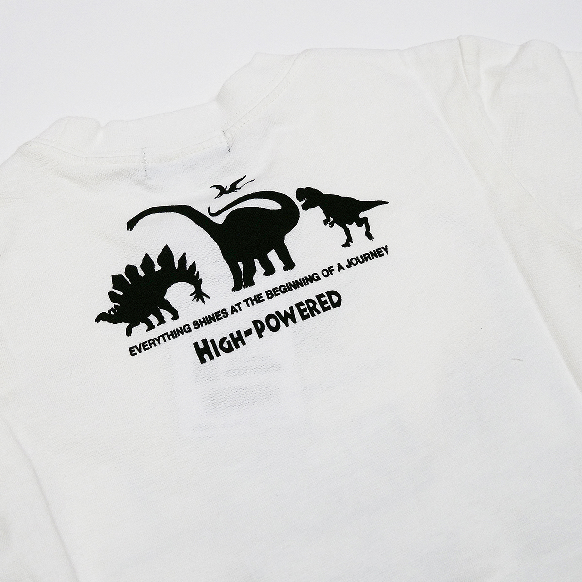 130cm 恐竜集合Tシャツ ホワイト ティラノザウルス 怪獣 男の子 ディノ ダイナソー トリケラトプス ペタラノドン 当店オリジナル_画像5