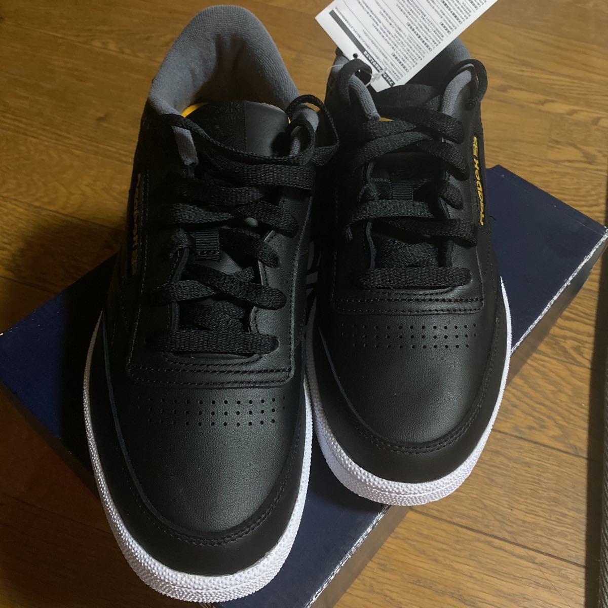 最新のデザイン C CLUB Reebok 【27.5cm】新品 85 箱あり ブラック 85