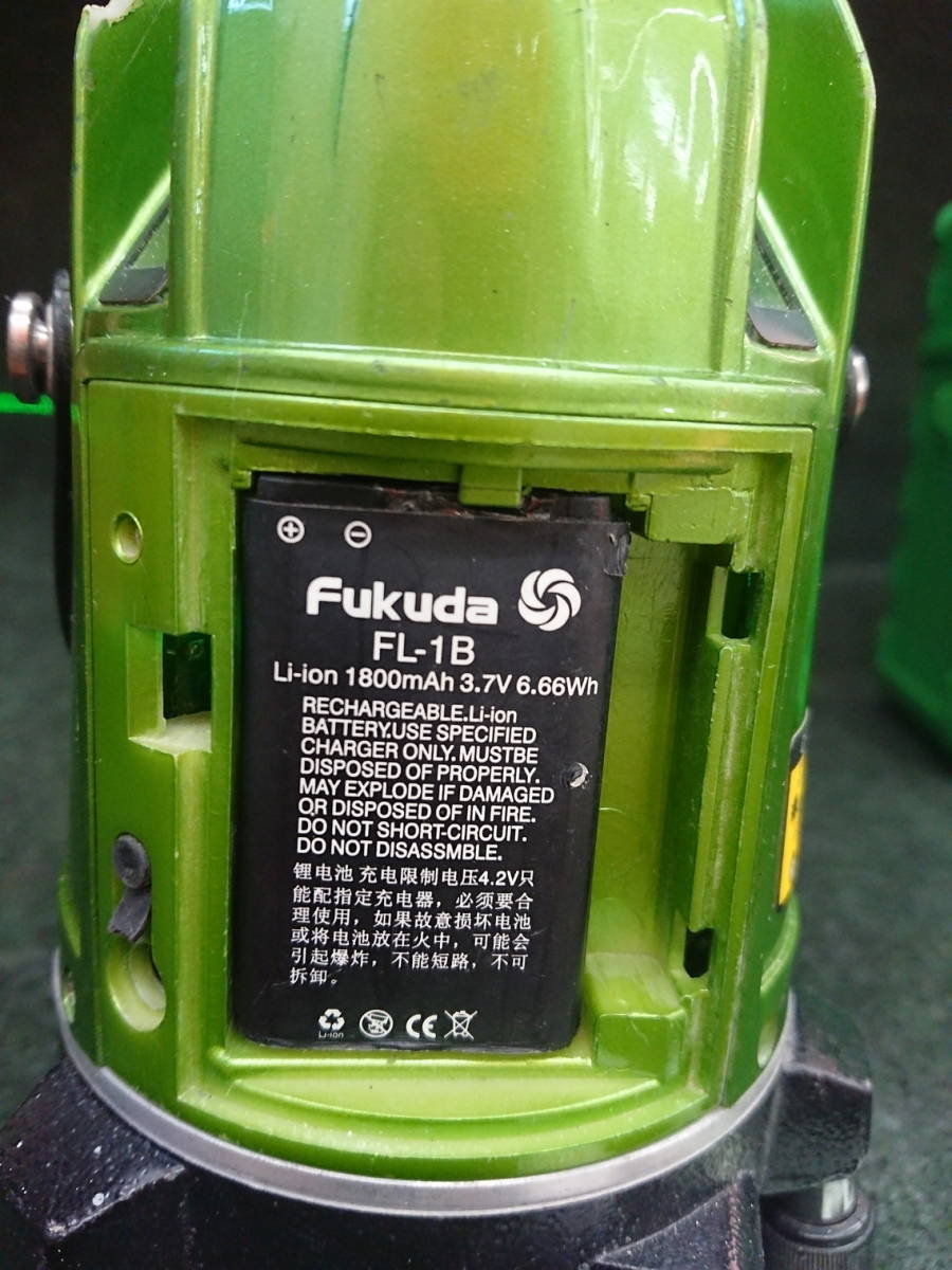 ジャンク FUKUDA フクダ グリーンレーザー墨出し器 EK-468G_画像6