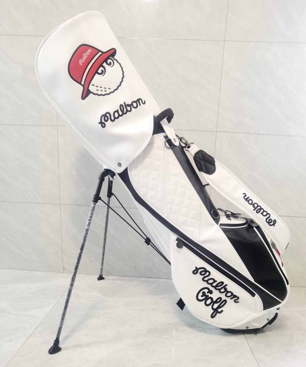 新品入荷 マルボンゴルフ malbon golf キャディバッグ スタンド