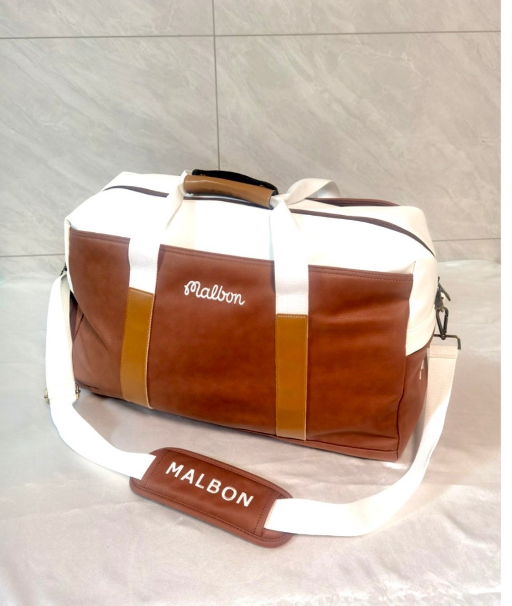 正式的 マルボンゴルフ☆malbon golfボストンバッグ ブラウン その他