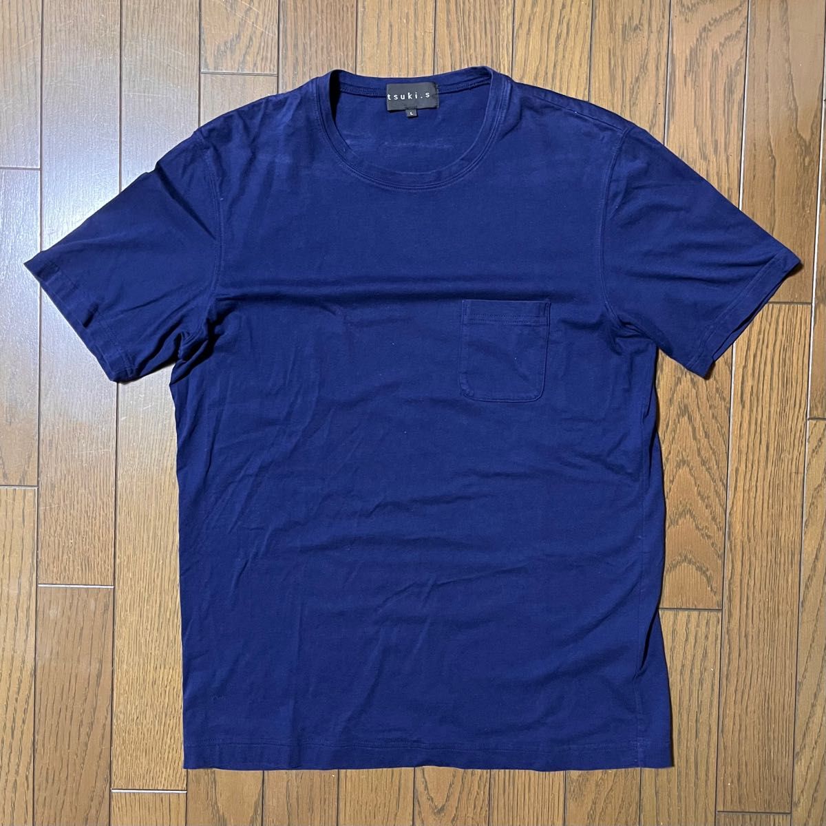 tsuki.s  Tシャツ　胸ポケット付き　サイズL