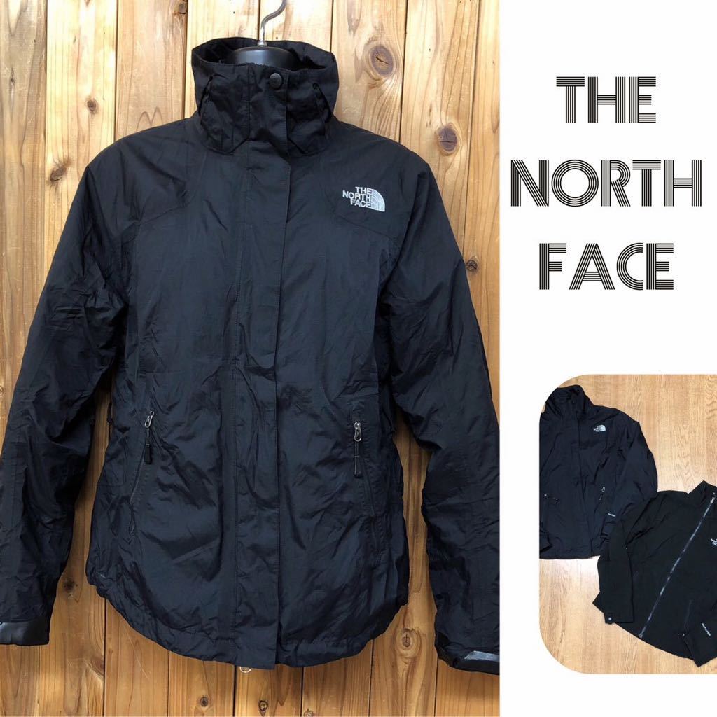 90's /THE NORTH FACE /ノースフェイス レディースS 3way ナイロン ソフトシェル ジャケット マウンテン アウトドア USA ビンテージ古着_画像1