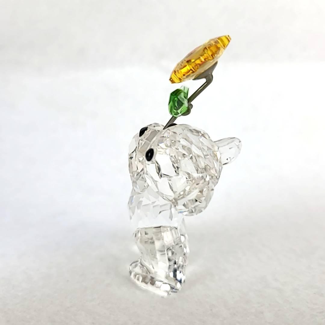 美品 スワロフスキー SWAROVSKI クリスベア KrisBear ひまわり 花 くま
