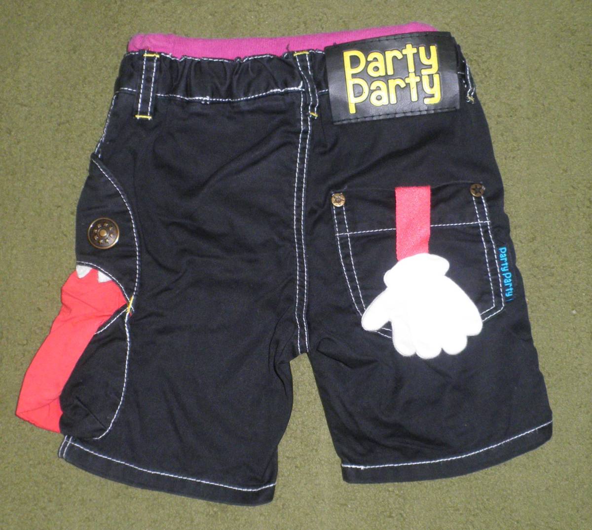 Party Party パーティパーティ　ハーフパンツ　７０_画像2