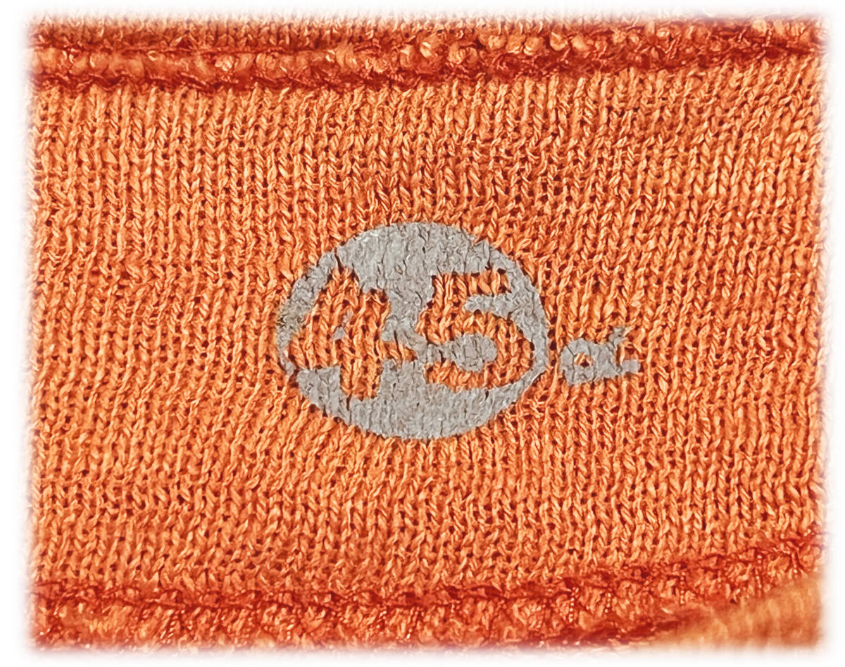 45RPM フォーティファイブ アールピーエム 半袖カットソ−Tシャツ 日本製 ネップ感 おしゃれ 男女兼用 ネコポス オレンジ 人気 送料無料