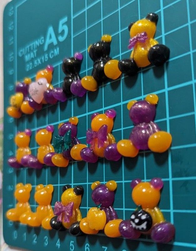 レジン NO.225 スリムくまちゃんハロウィン限定-