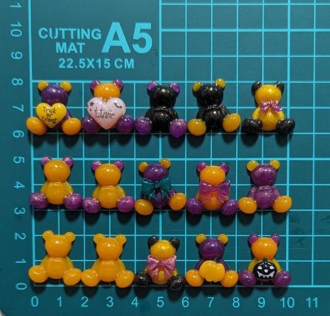 レジン NO.225 スリムくまちゃんハロウィン限定-