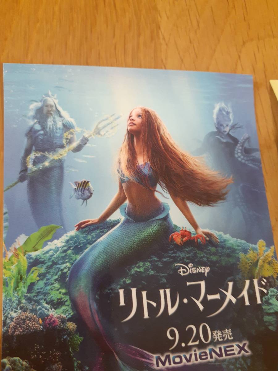 リトル・マーメイド　リトルマーメイド　Little　Mermaid　MovieNEX　映画　ディズニー　Disney ステッカー　シール　非売品　MOVIE 実写化_画像3