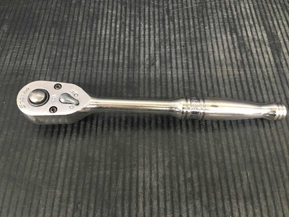 【中古品】★Snap-on ラチェットハンドル プッシュリリース 3/8 FR936 ITFOSXB80TI4_画像1