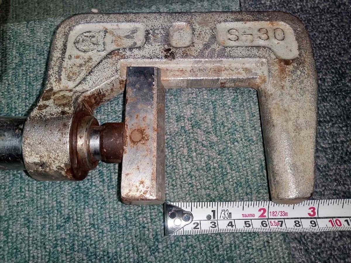  turtle .? pipe pressure put on machine S-30 crimping tool pipe . water machine stop water machine [ present condition goods ]
