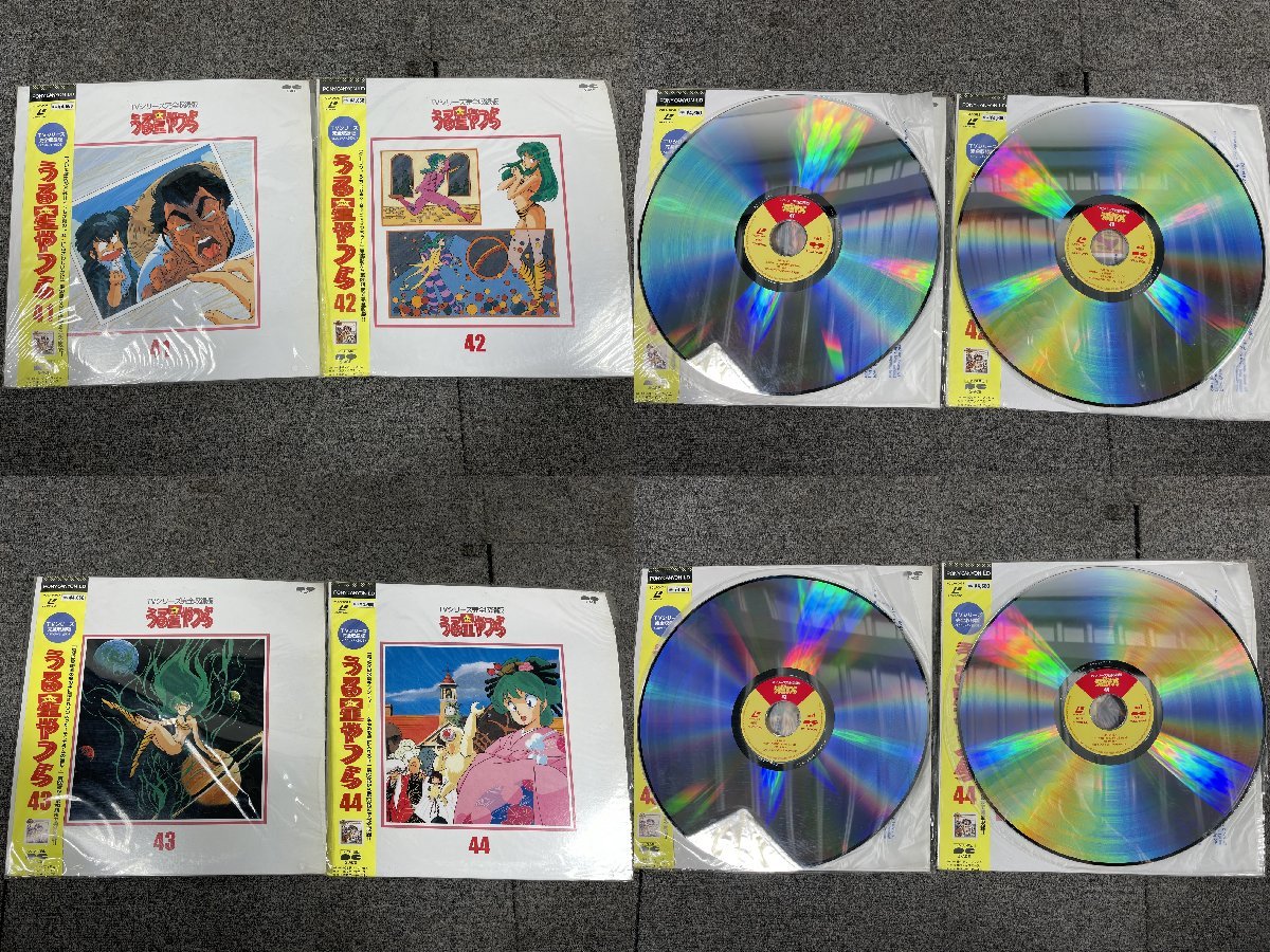  Urusei Yatsura TV series complete compilation version LD laser disk 1-29 41-48 37 pieces set 30-40 49.50 lack of height .. beautiful . anime [ present condition goods ]