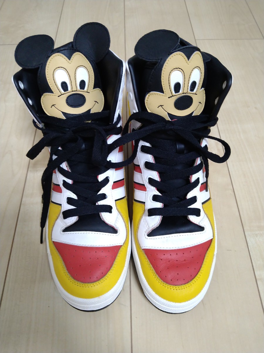 アディダス×ディズニー×ジェレミースコット ミッキー ハイ 28cm adidas Disney JS MICKEY バスケ スニーカー