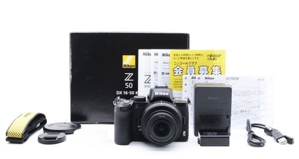 見事な ミラーレスカメラ Z50 ニコン Nikon 【ショット数625回