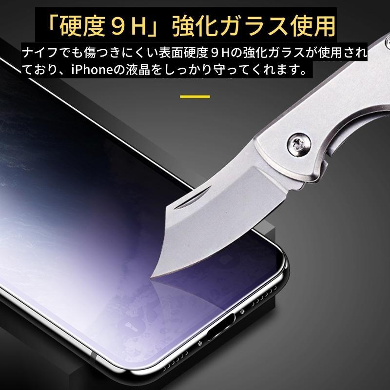 iPhone14 13 13Pro ブルーライトカット アンチグレア 強化ガラス フィルム 非光沢 さらさら 反射防止 指紋防止 アイフォン 14_画像7