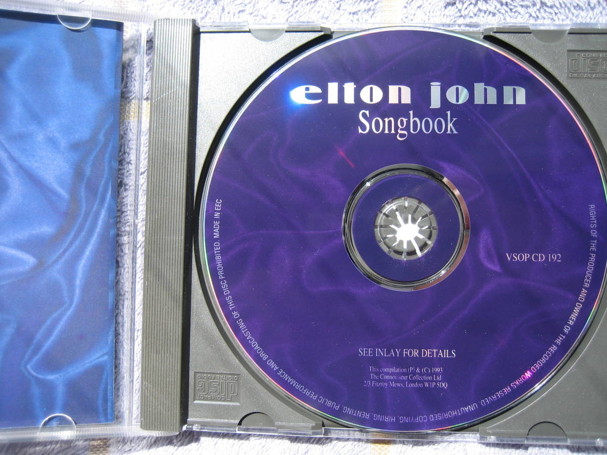 CD　エルトンジョン ソングブック　名曲カバー集　輸入盤・中古品　ELTONJOHN　アレサフランクリン サンディデニー ロッドスチュワート_画像2