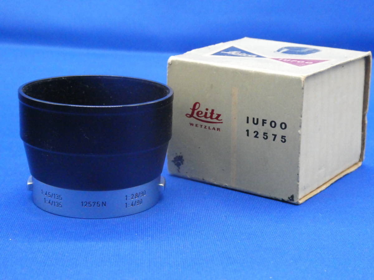 LEICA/ライカ】 E.Leitz M90mm、M135mm用レンズフード 12575N (IUFOO