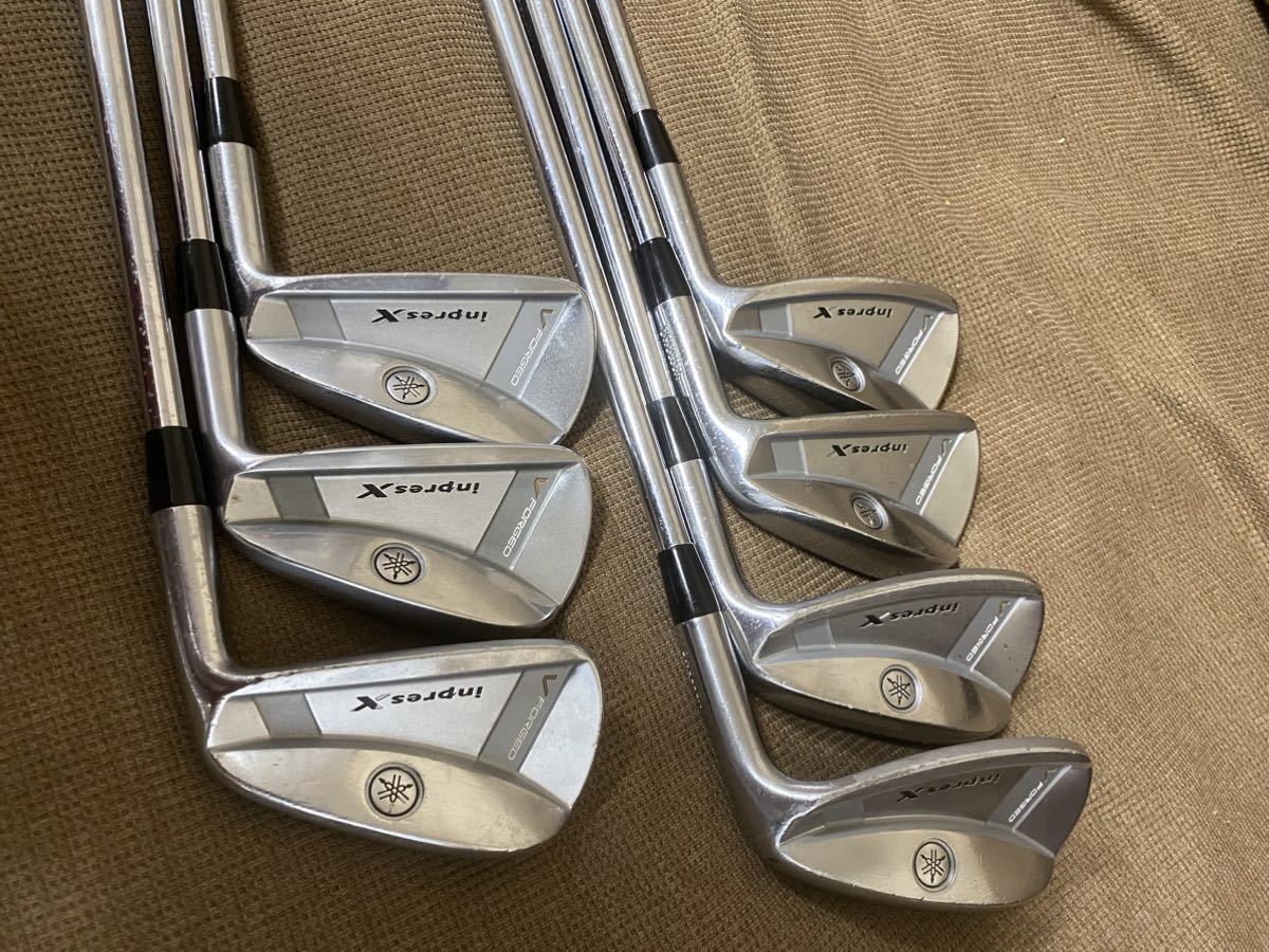 代引き人気 ヤマハ アイアン7本セット inpresX VFORGED モーダス120S