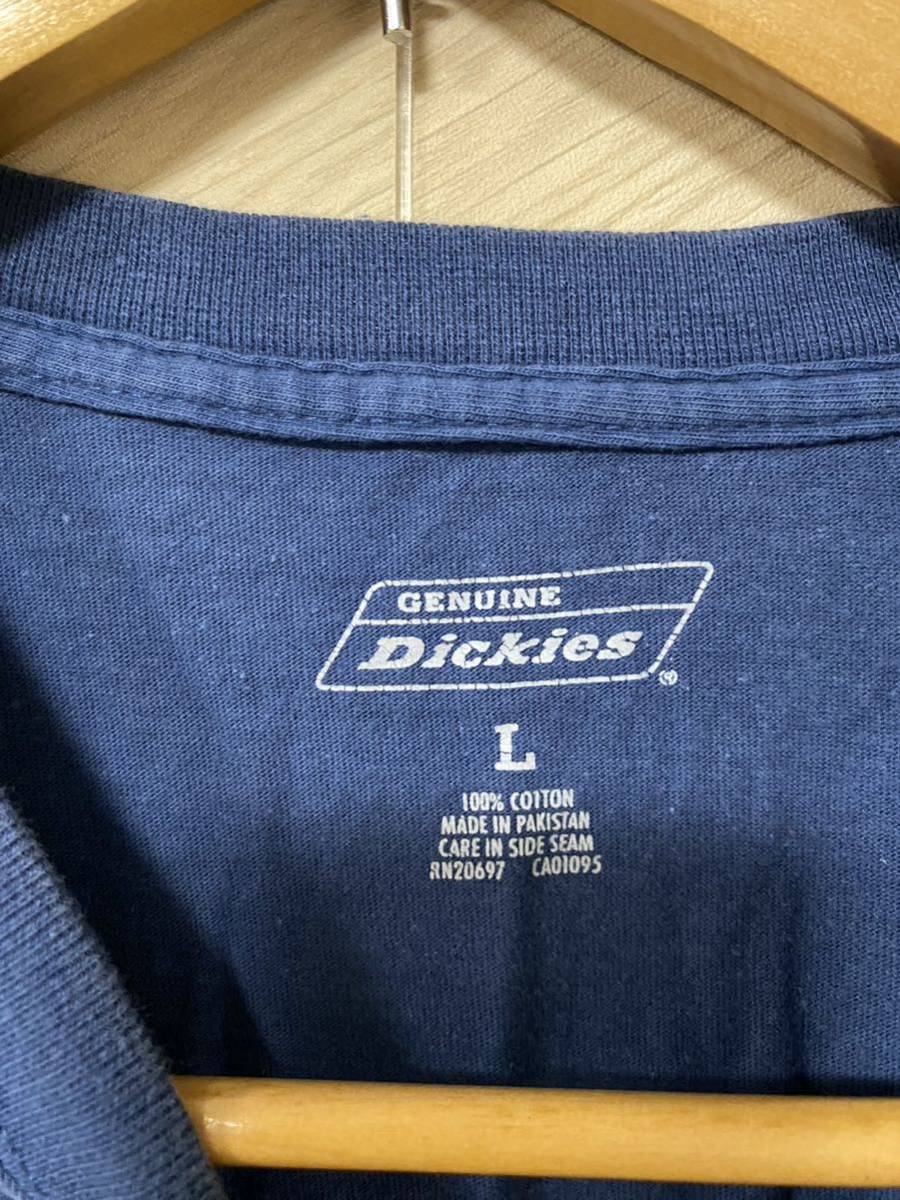 0906 Dickies ポケットTシャツ サイズ:L ビンテージ輸入古着_画像4