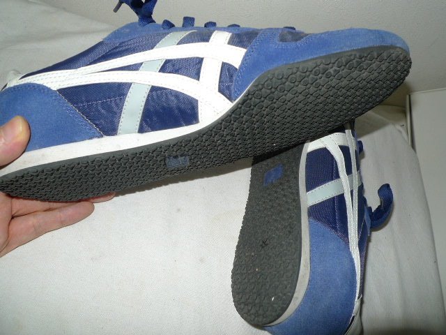 ◆Onitsuka Tiger オニツカタイガー TH109L SERRANO セラーノ TH109L ランニング スニーカー 青系 サイズ28_画像6